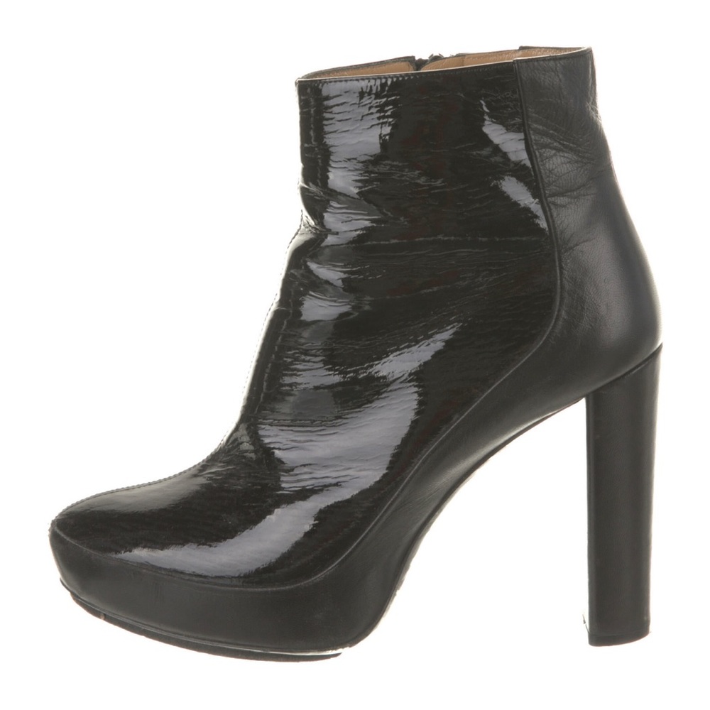 Balenciaga Patent Leather Ankle Boots